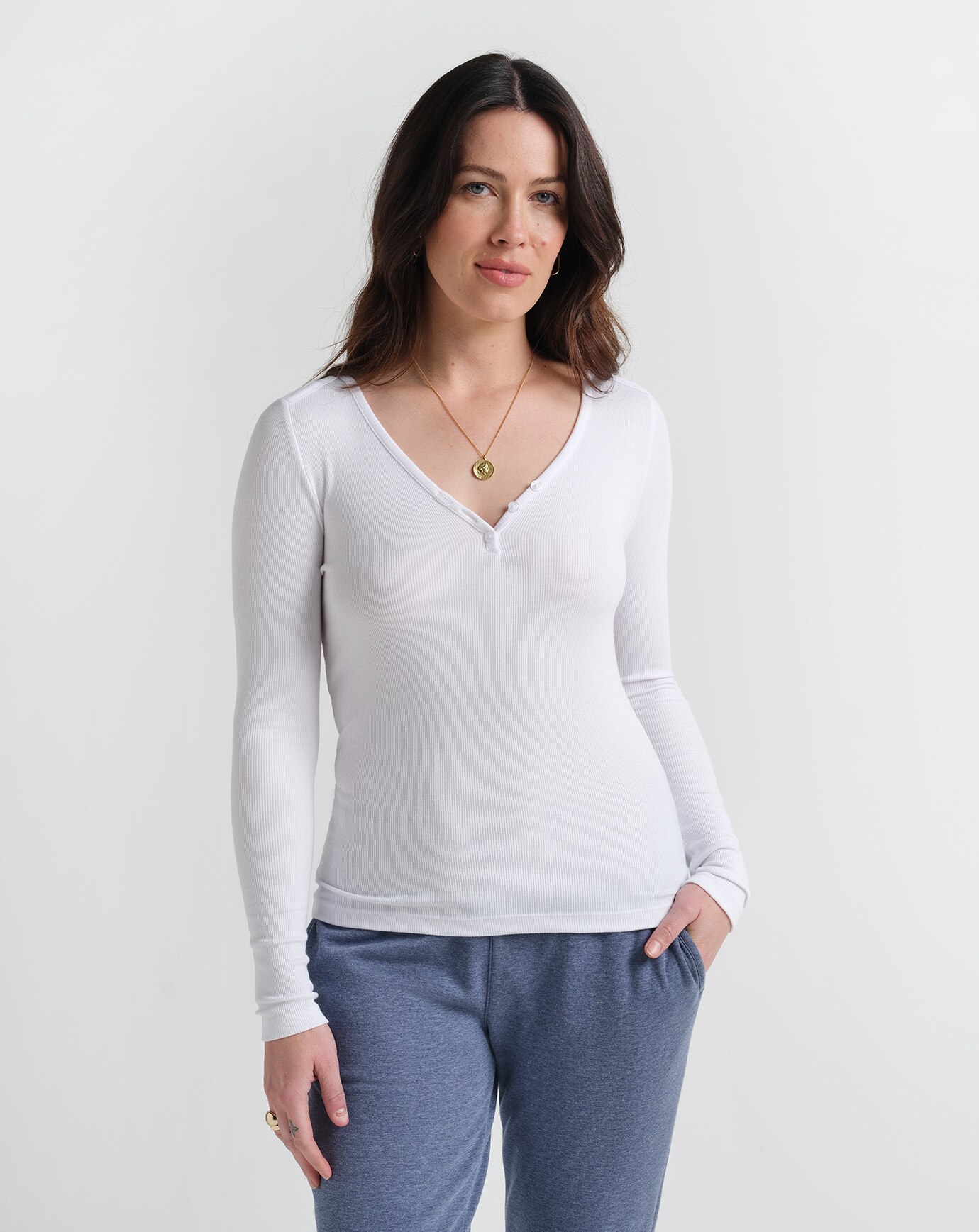 COCKTAIL HOUR CLOUD RIBBED TOP 0