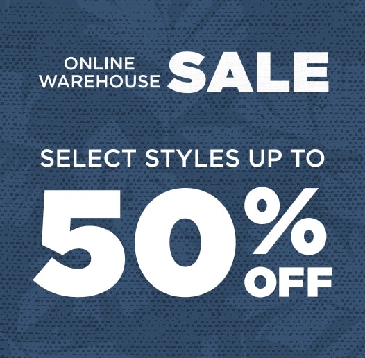 50% off select styles? Say less.
