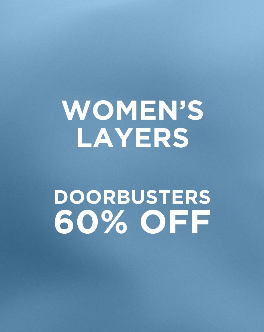 60% off Women's Layers