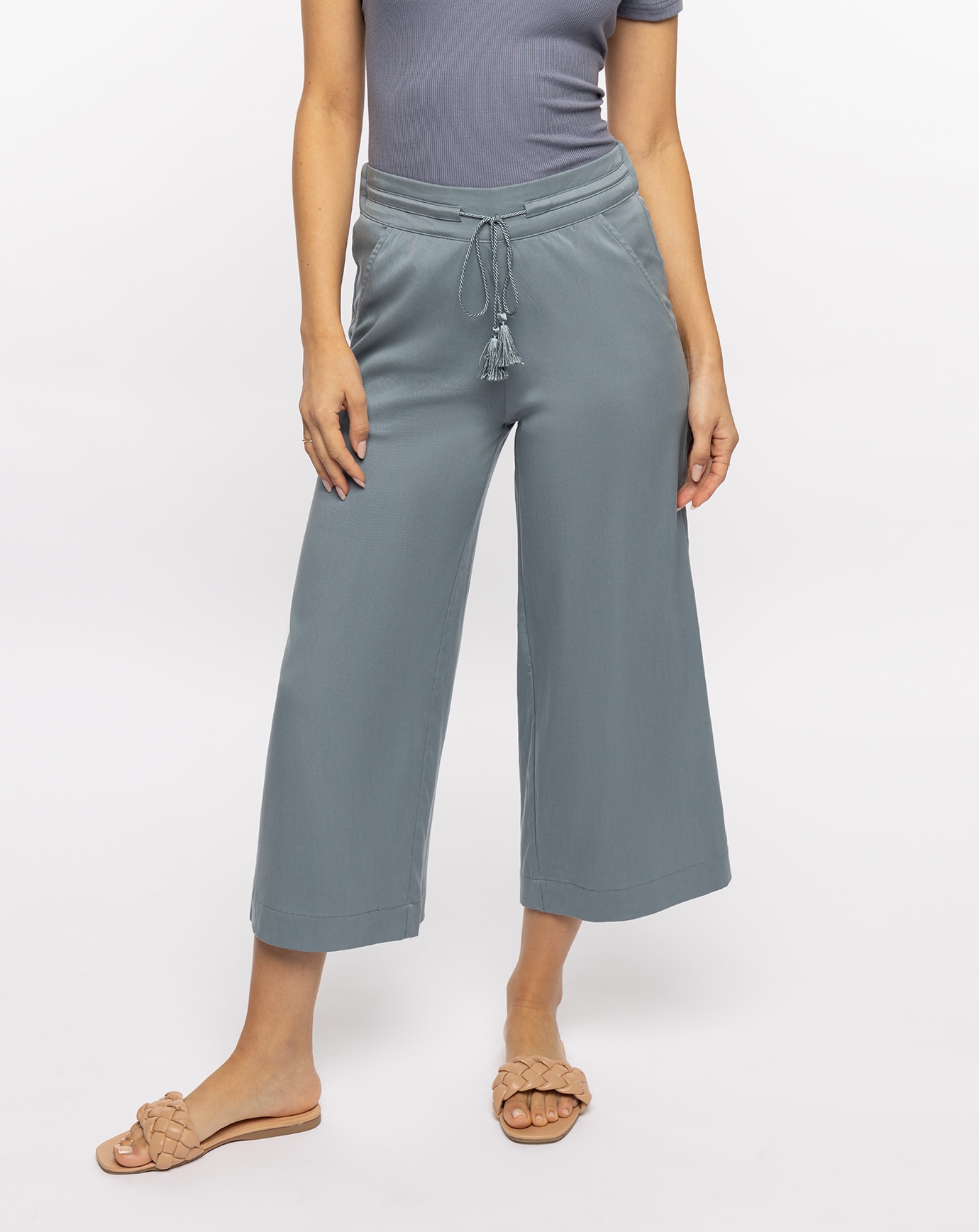 CAPRI TIE FRONT PANT Image Thumbnail 1