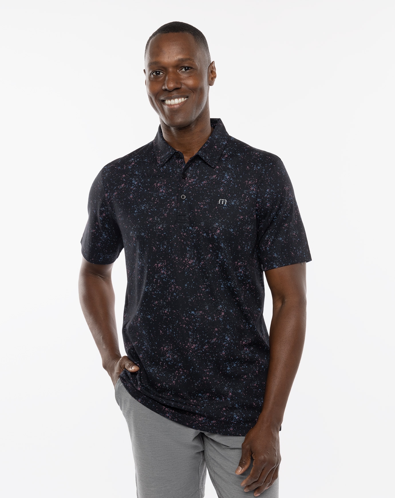 Travis mathew black polo hotsell