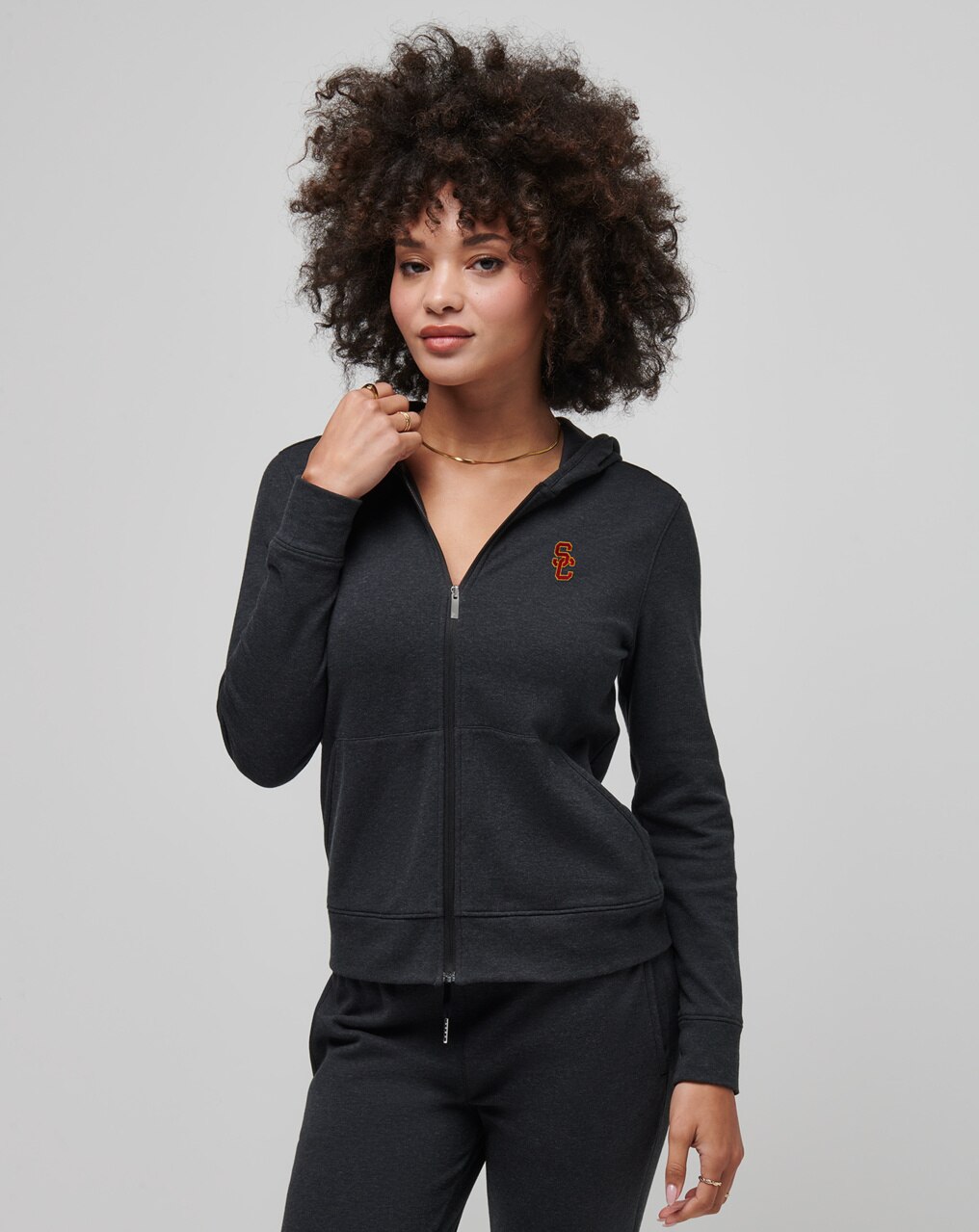 USC CLOUD ZIP HOODIE 0