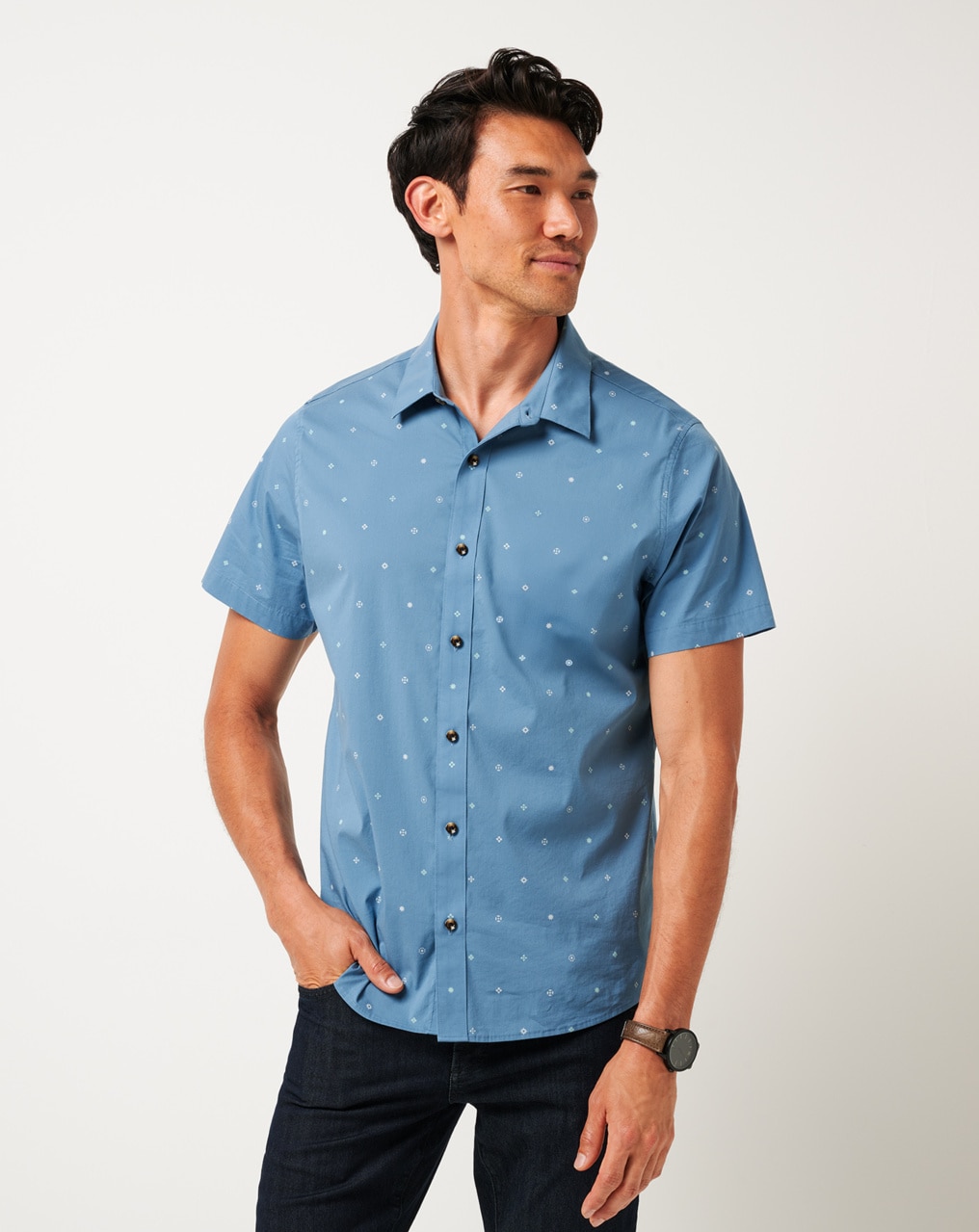 PER ASPERA BUTTON-UP 0