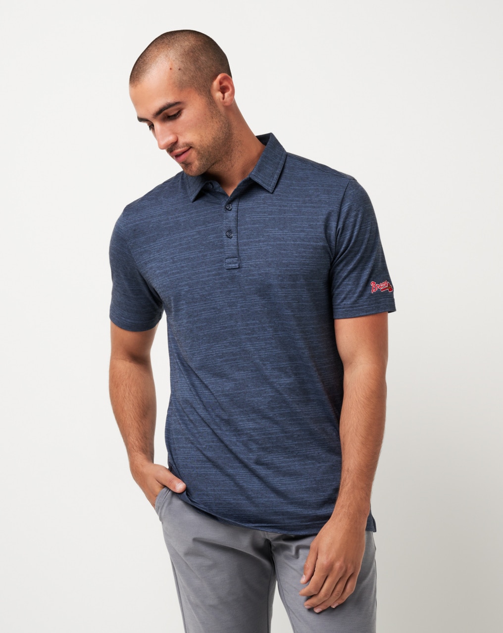 ATLANTA BRAVES THE HEATER POLO 0