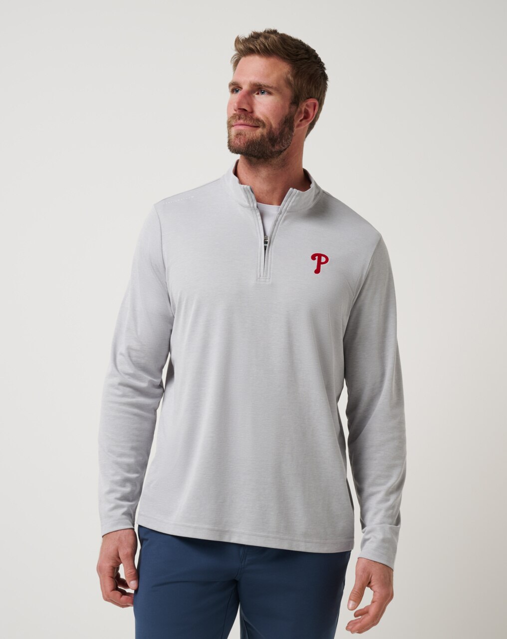 PHILADELPHIA PHILLIES TIME TO TAILGATE QUARTER ZIP 0