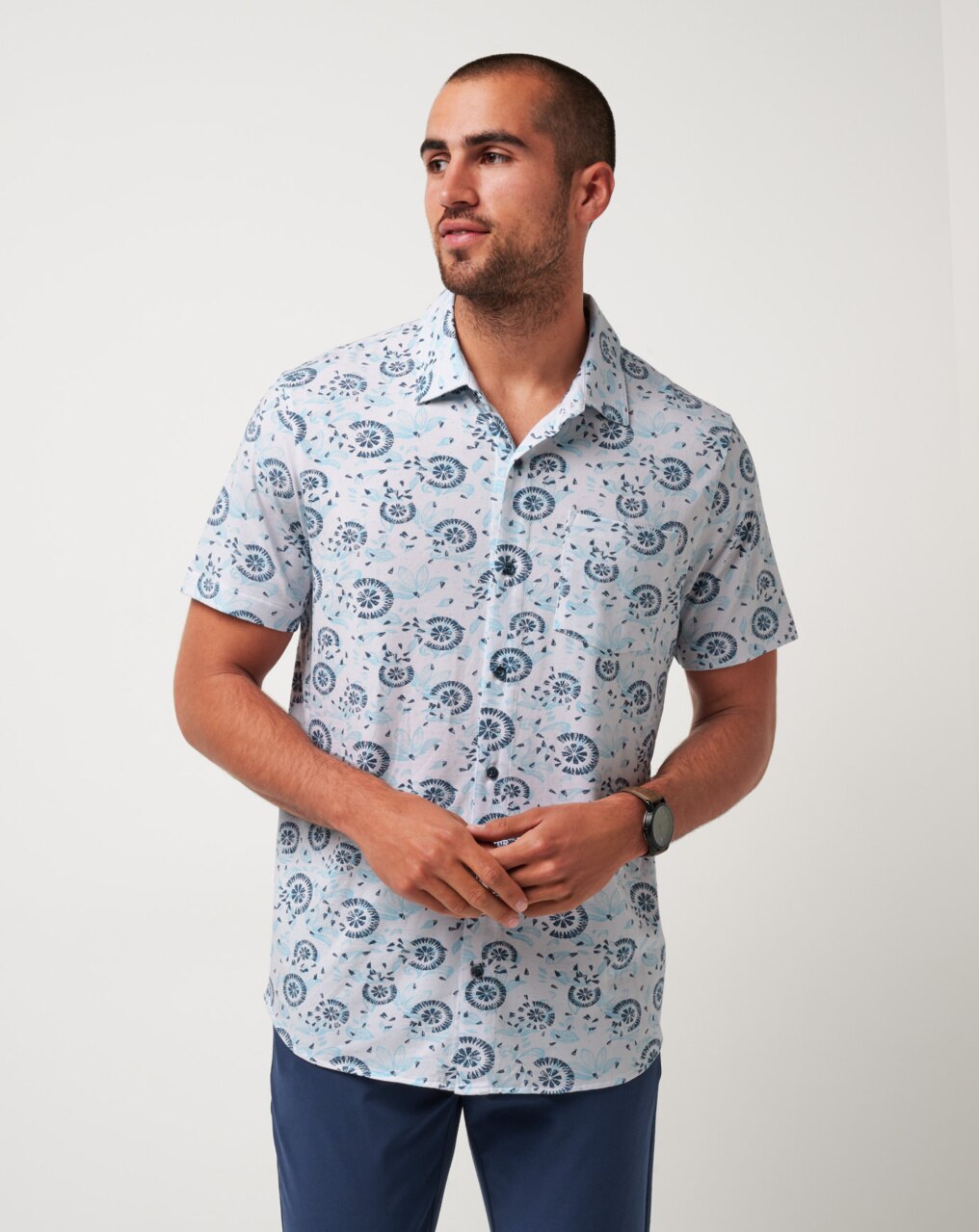 KNIT FLOURISH BUTTON-UP 0