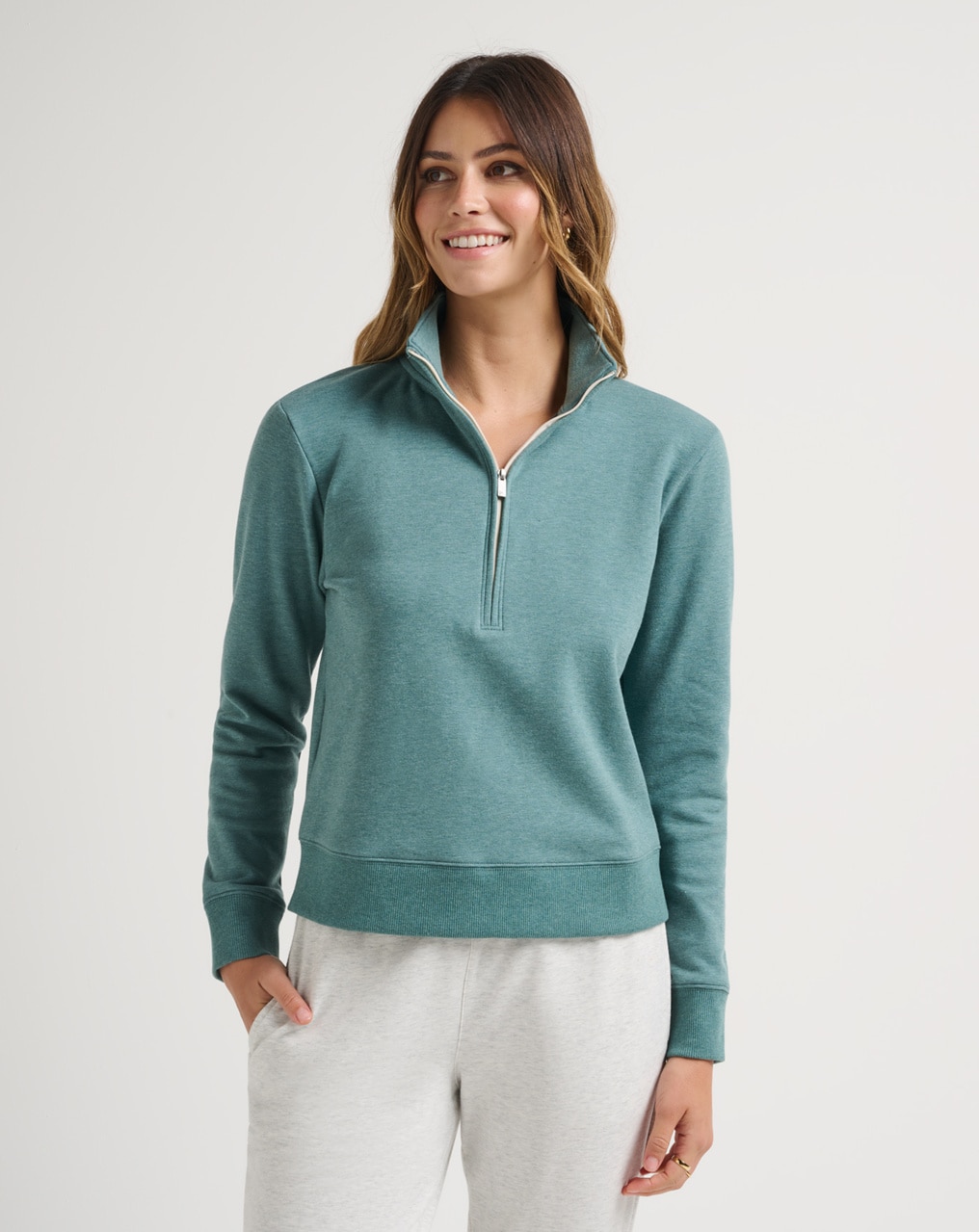 CLOUD FLEECE HALF ZIP 0