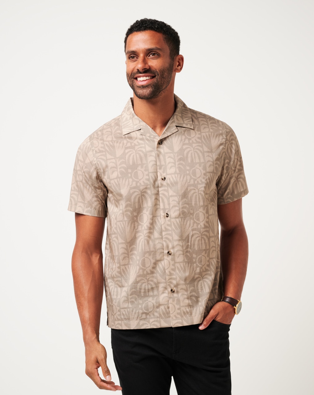 DESERT SUN BUTTON-UP 0