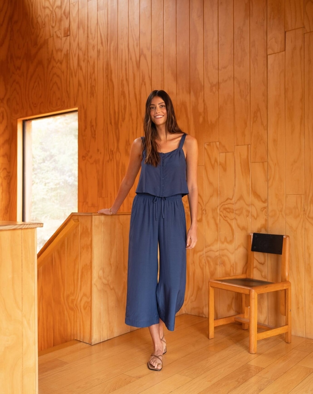 SAVANNA CROPPED WIDE LEG PANT 0