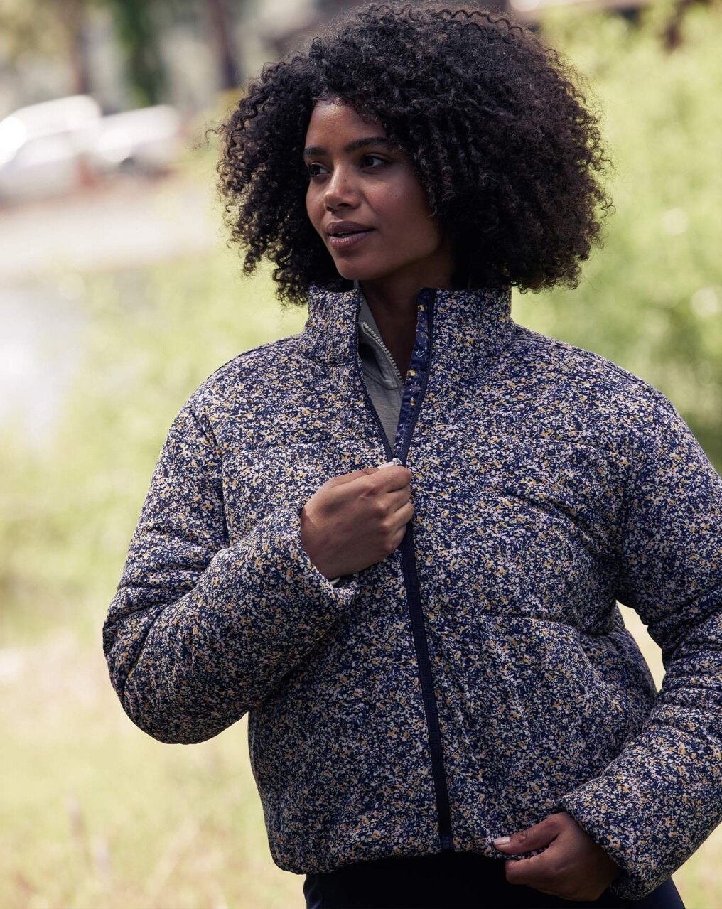 MONT BLANC FLORAL PUFFER 0
