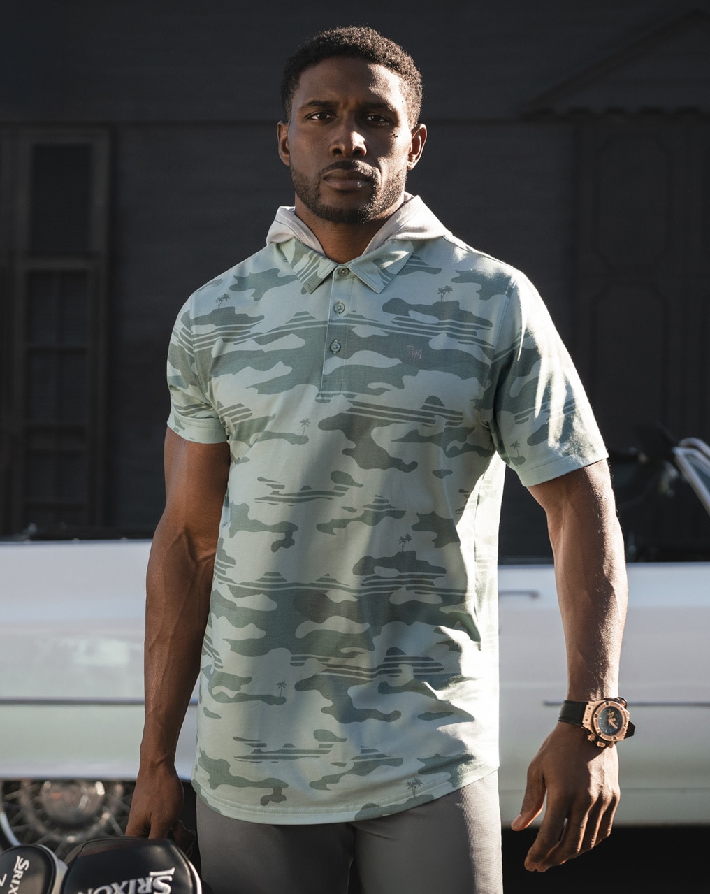FEATHERWEIGHT STEALTH HOODED POLO 0