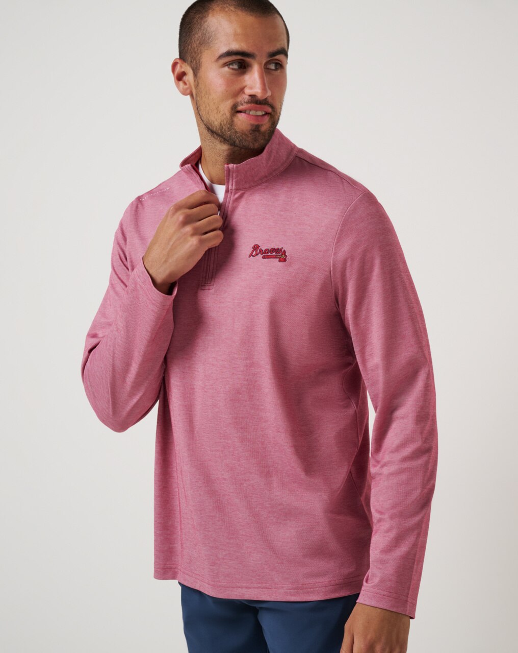 ATLANTA BRAVES TIME TO TAILGATE QUARTER ZIP 0