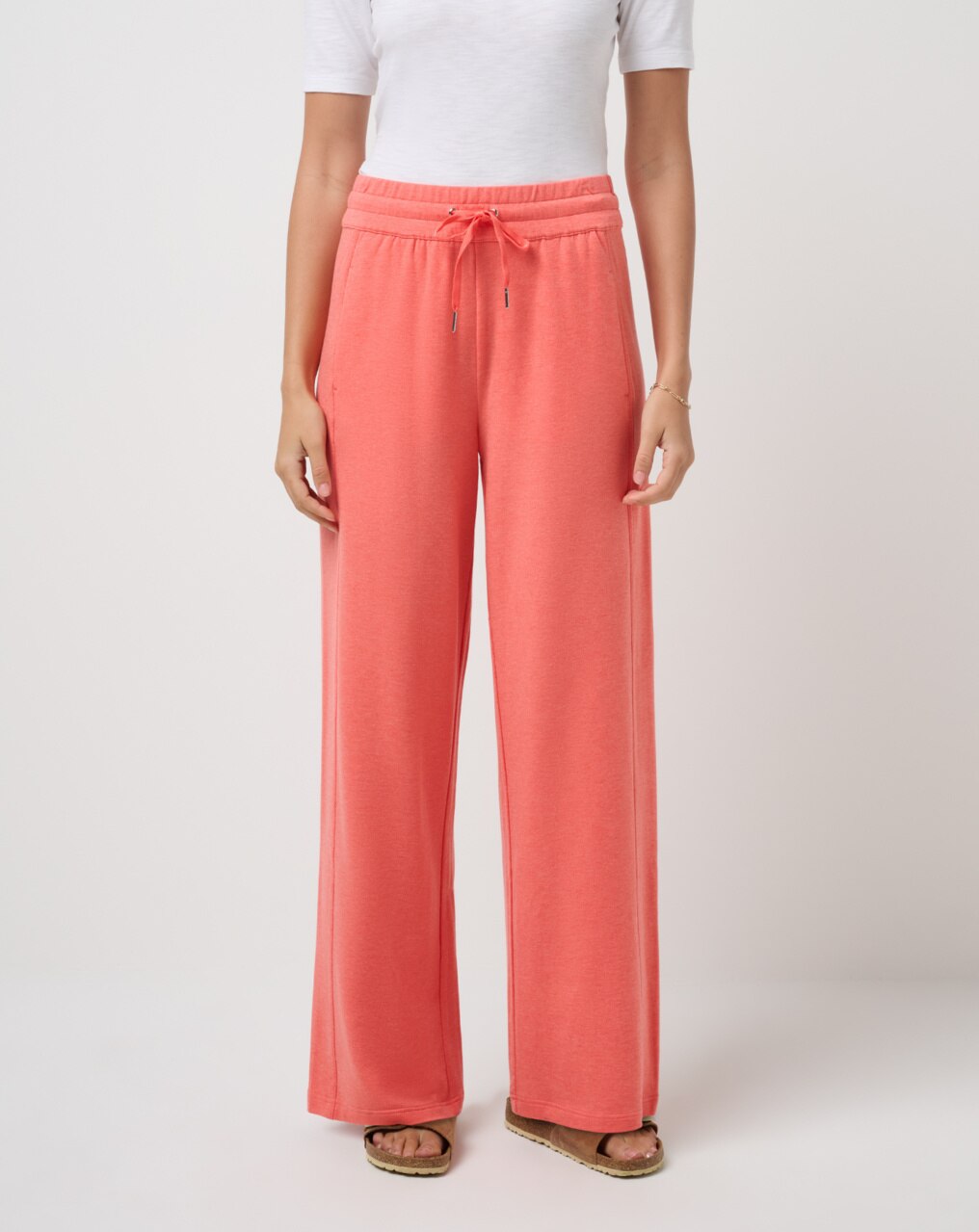 CLOUD TERRY WIDE LEG PANT 0