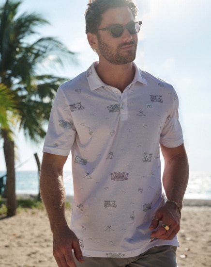 TIKI MAPES PRINT POLO Image Thumbnail 1