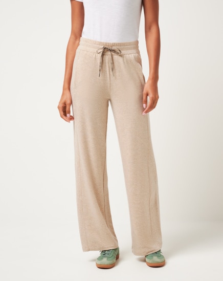 CLOUD TERRY WIDE LEG PANT Image Thumbnail 1