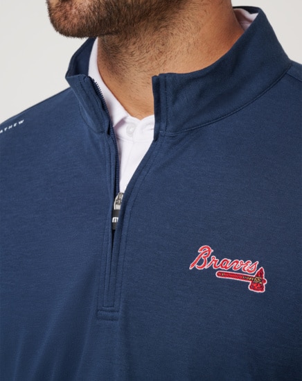 ATLANTA BRAVES TIME TO TAILGATE QUARTER ZIP Image Thumbnail 2