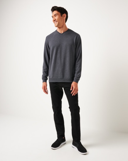 AMENITIES V-NECK CREW Image Thumbnail 4