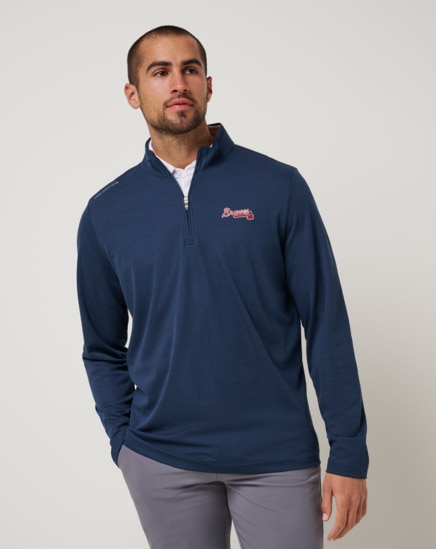 ATLANTA BRAVES TIME TO TAILGATE QUARTER ZIP Image Thumbnail 0