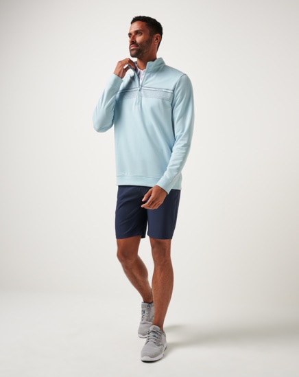 UPGRADED CHEST STRIPE QUARTER ZIP Image Thumbnail 4