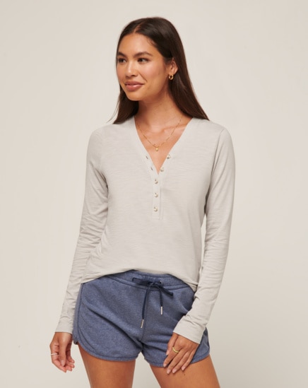 CLOUD JERSEY HENLEY Image Thumbnail 4