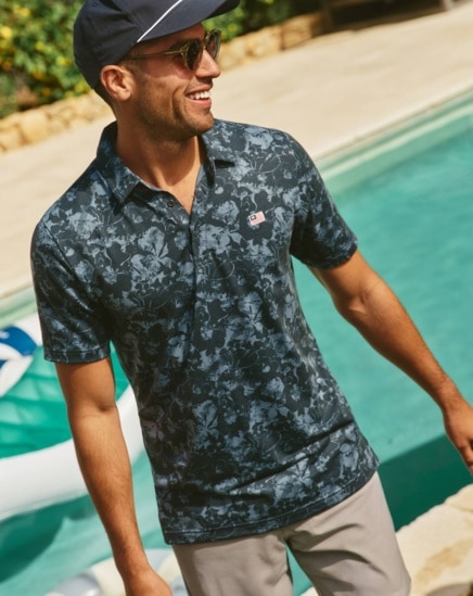 FEATHERWEIGHT POOLSIDE PARADISE POLO Image Thumbnail 0