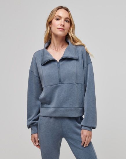 SKYLOFT SOFT HALF ZIP Image Thumbnail 1
