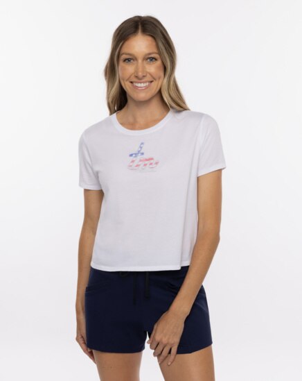 LITTLE BUBBLY CROP TEE Image Thumbnail 1