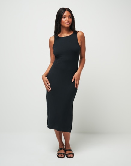 CLOUD RIB HADLEY WOOD DRESS Image Thumbnail 1