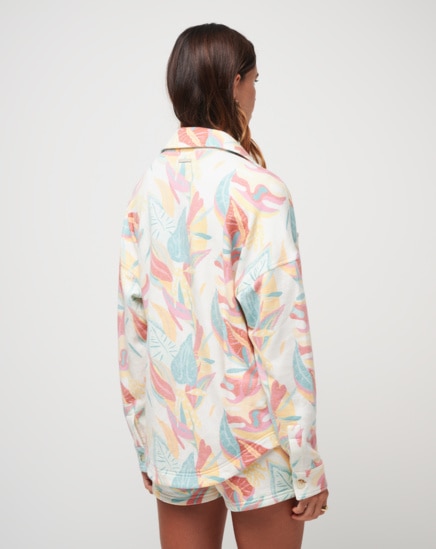 VACAY AND ROSE CLOUD FLEECE SHACKET Image Thumbnail 2
