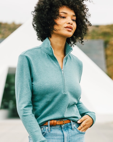 CLOUD FLEECE HALF ZIP Image Thumbnail 3