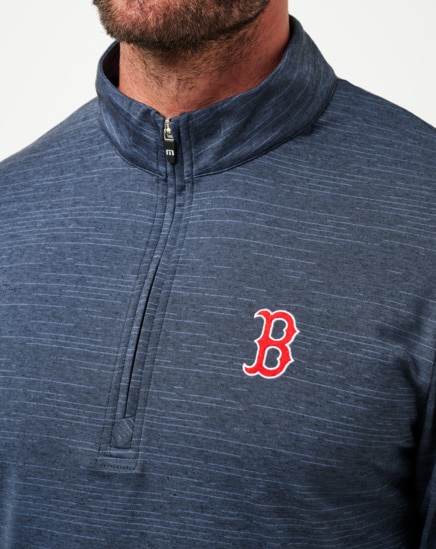 BOSTON RED SOX THE HEATER QUARTER ZIP Image Thumbnail 4