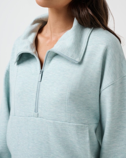 SKYLOFT SOFT HALF ZIP Image Thumbnail 2