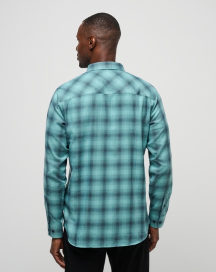 CLOUD FLANNEL PLAID BUTTON-UP Image Thumbnail 2
