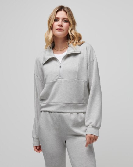SKYLOFT SOFT HALF ZIP Image Thumbnail 4