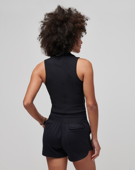 MOVEKNIT SLEEVELESS VNECK POLO Image Thumbnail 2