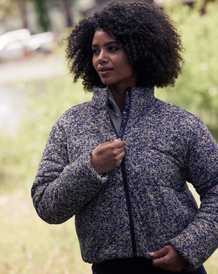 MONT BLANC FLORAL PUFFER Image Thumbnail 0