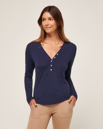 CLOUD JERSEY HENLEY Image Thumbnail 0