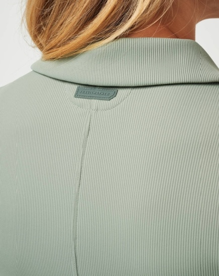 TROPICAL OUTLOOK MOVEKNIT RIB POLO Image Thumbnail 3
