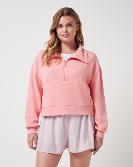 SKYLOFT SOFT HALF ZIP Image Thumbnail 3