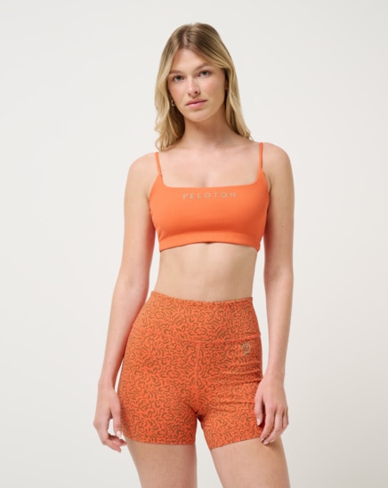 ABLAZE RIBBED BRA TOP Image Thumbnail 1