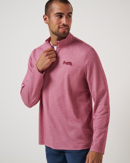 ATLANTA BRAVES TIME TO TAILGATE QUARTER ZIP Image Thumbnail 0