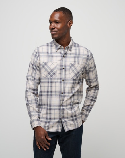 CLOUD FLANNEL PLAID BUTTON-UP Image Thumbnail 0