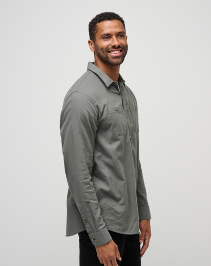 CLOUD FLANNEL BUTTON-UP Image Thumbnail 2