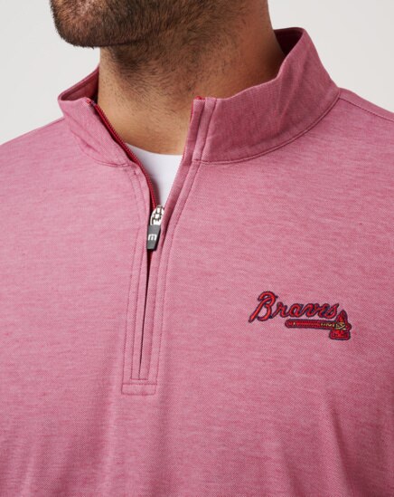 ATLANTA BRAVES TIME TO TAILGATE QUARTER ZIP Image Thumbnail 3