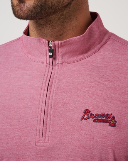ATLANTA BRAVES TIME TO TAILGATE QUARTER ZIP Image Thumbnail 4