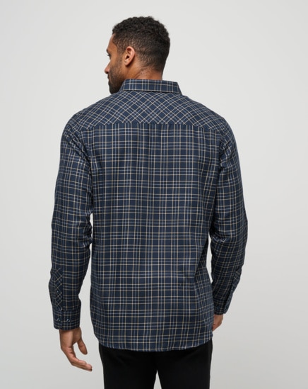 CLOUD FLANNEL PLAID BUTTON-UP Image Thumbnail 2