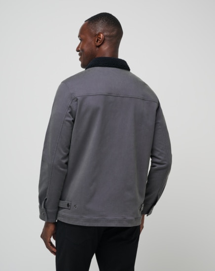 CLOUD DENIM SHERPA JACKET Image Thumbnail 2