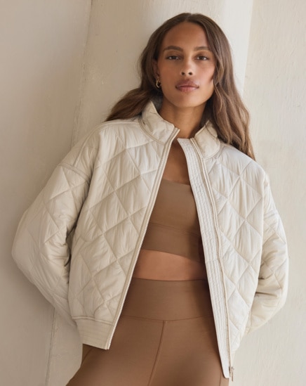 LIGHTS AT NIGHT QUILTED JACKET Image Thumbnail 0