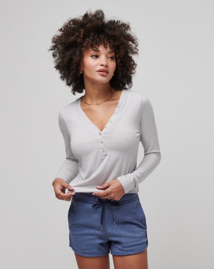 CLOUD JERSEY HENLEY Image Thumbnail 2