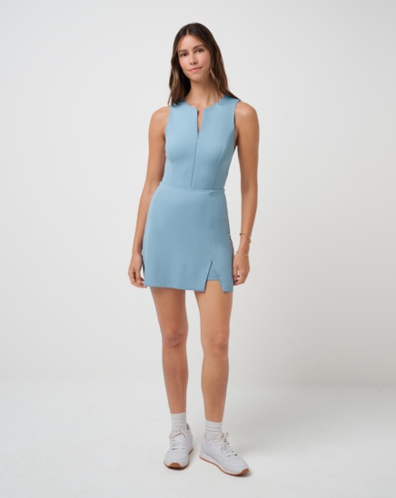 SUNFIRE MOVEKNIT ZIP DRESS Image Thumbnail 1